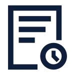 Contract Pending Line SVG Icon